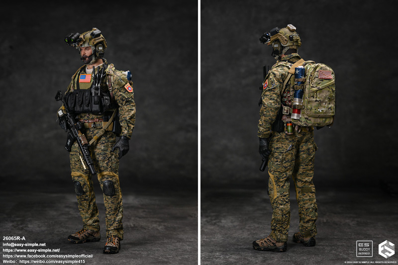 【EASY&SIMPLE】26065R-A Special Mission Unit Tier1 Operator Part XIX Coalition Forces SMU 1/6スケールミリタリーフィギュア
