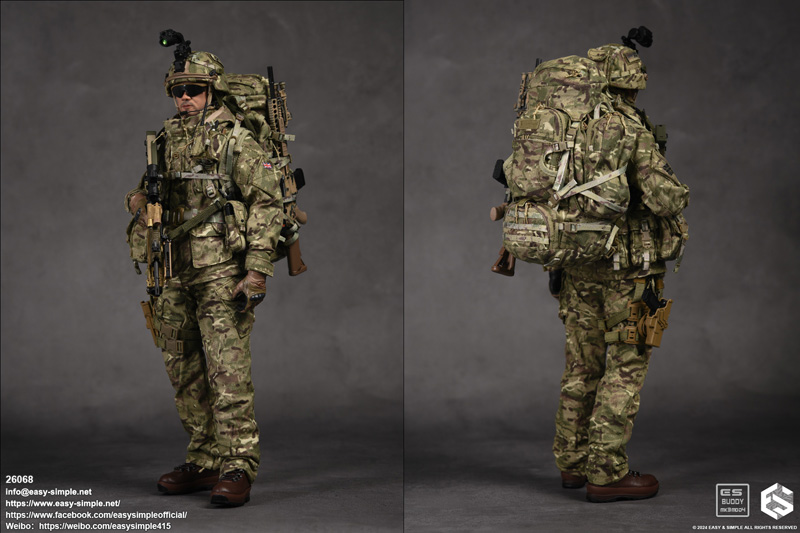 【EASY&SIMPLE】26068 British Army Brigade of Gurkhas Deluxe Pack 1/6スケールミリタリーフィギュア