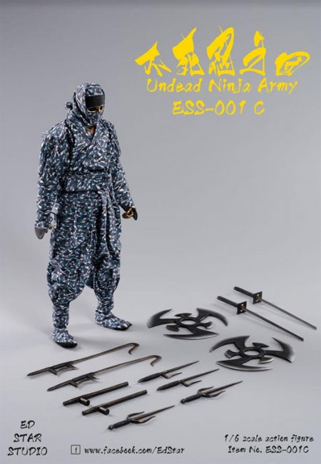 【EdStar】ESS-001 1/6 Undead Ninja Army 不死忍 忍者 軍団 アンデッド・ニンジャ・アーミー 1/6スケールフィギュア