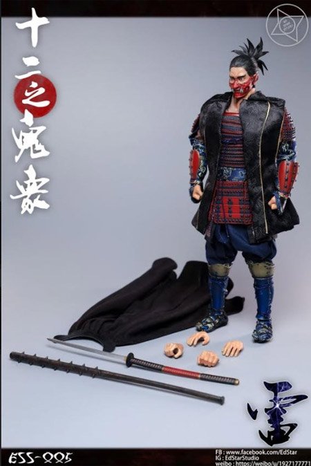 【EdStar】ESS-005 1/6 Twelve Ghosts Samurai - Thunder 十二鬼衆 ゴースト・サムライ サンダー 侍 雷 1/6スケールフィギュア