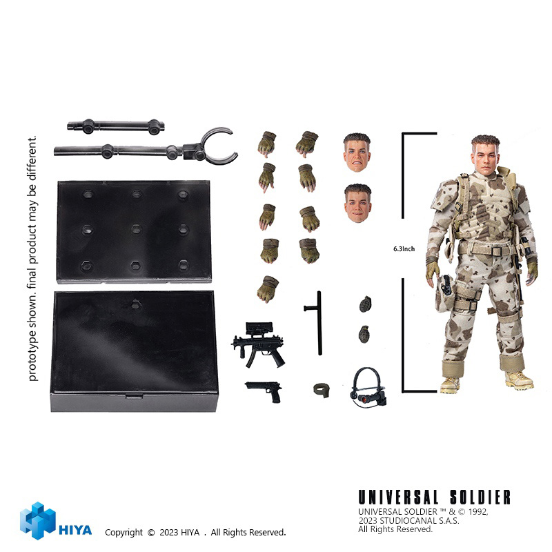 【HIYAToys】ESU0253 1/12 Exquisite Super Series ユニバーサル・ソルジャー リュック・デュブロー 1/12スケール アクションフィギュア