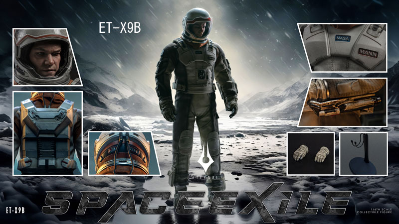 【Eternal Toys】ET-X9A / ET-X9B 1/6 Space Exile スペースエグザイル 1/6スケール男性フィギュア