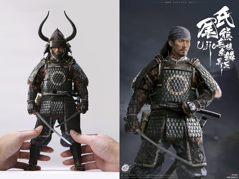 【POPtoys】EX031B 1/6 Brave Samurai UJIO Collector's Edition 武士 侍 氏尾 熊毛植魚鱗具足 DX版 1/6スケール男性フィギュア