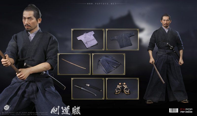 POPtoys】EX033 1/6 Brave samurai-UJIO Kendo version 武士 侍