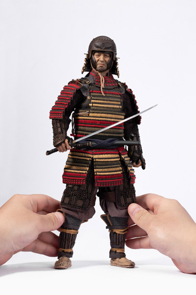 【POPtoys】EX044 1/6 Ashigaru 足軽三人衆 力足軽 鉄錆地雑賀鉢兜 侍 武士 1/6スケール男性フィギュア