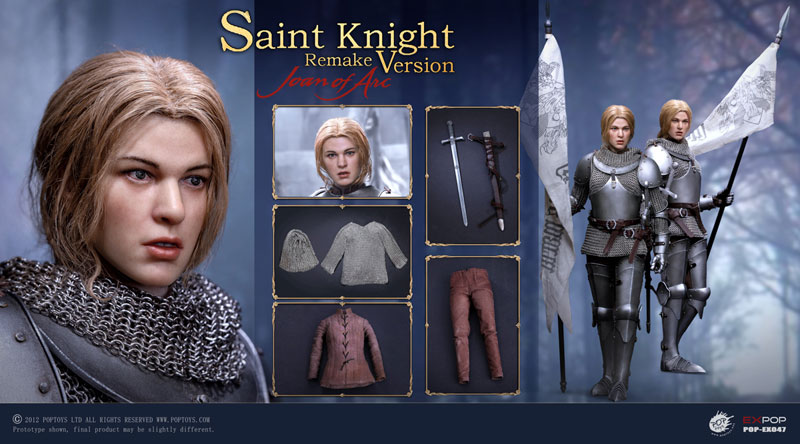 【POPtoys】EX047 1/6 Saint Knight Joan of Arc 2.0 聖騎士 聖女 ジャンヌ・ダルク 女性騎士 1/6スケール女性フィギュア