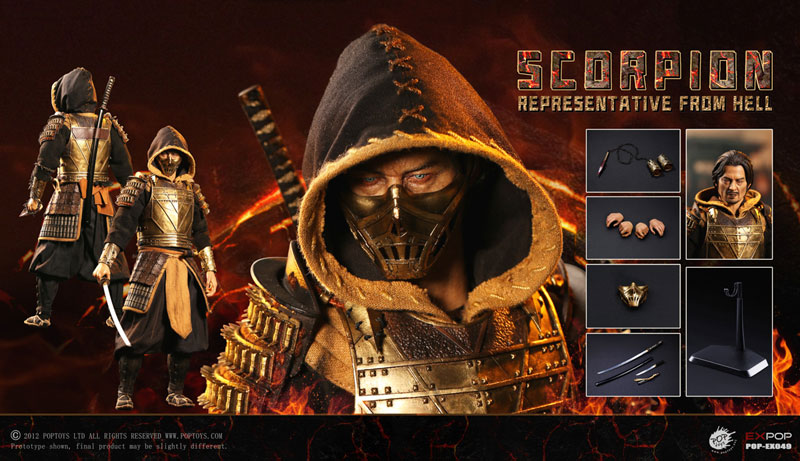 【POPtoys】EX049 1/6 Representative from Hell-Warrior Scorpion ウォリアー・スコーピオン 1/6スケール男性フィギュア