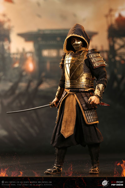 Pop Toys Pop-EX049 スコーピオン 1/6 フィギュア POPtoys】EX049 1/6 Representative from Hell-Warrior Scorpion