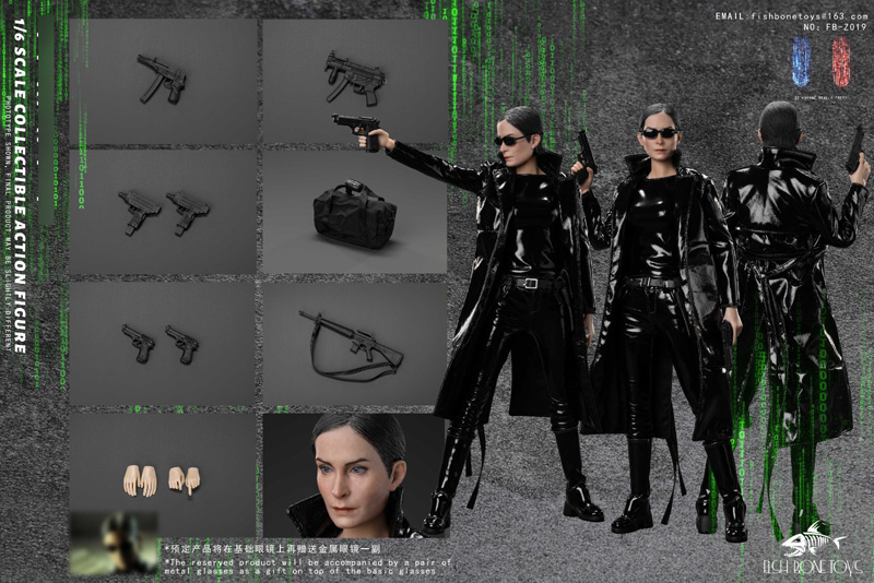 【FISH BONE TOYS】FB-Z019 1/6 Hacker Task 女性ハッカーエージェント 1/6スケール 女性ドール フィギュア