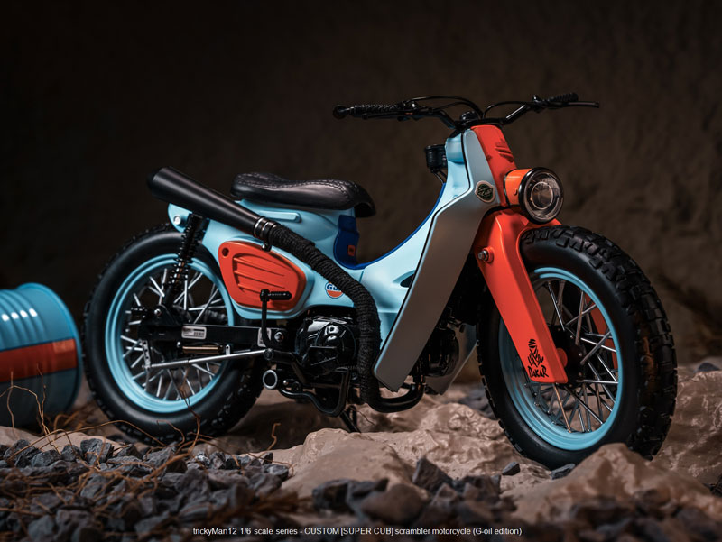 【Trickyman12】FB-10134B1/FB-10134B2 1/6スケール カスタム オートバイ