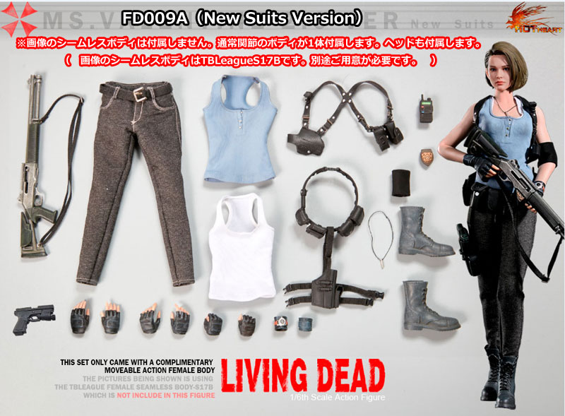 HotHeart】FD009 A/B 1/6 Zombie Killer J 2.0 New/Classic