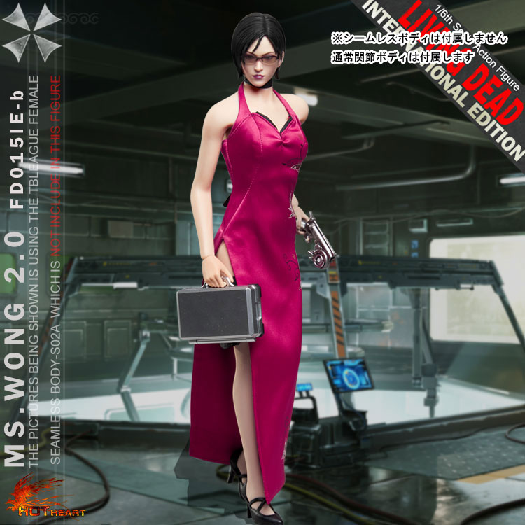 【HotHeart】FD015IEB 1/6 Zombie Killer Woman Spy Wong 2.0 INTERNATIONAL EDITION Deluxe ゾンビキラー 1/6スケール女性フィギュア