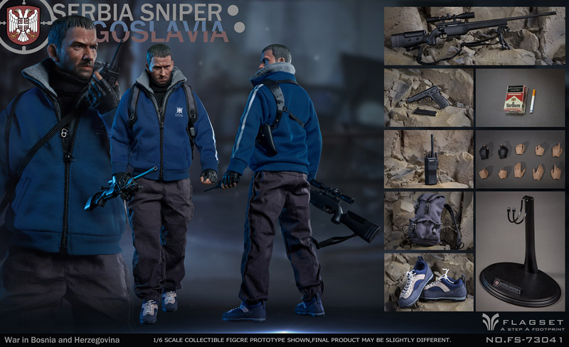 FLAGSET】FS-73041 1/6 Serbia Sniper セルビア スナイパー 1/6 FLAGSET】FS-73041 1/6 Serbia Sniper セルビア スナイパー 1/6