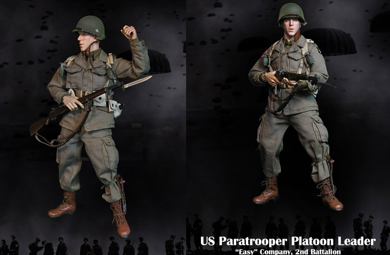 【Facepoolfigure】FP002B 1/6 WW2 US Paratrooper Platoon Leader - “Easy”Company special edition