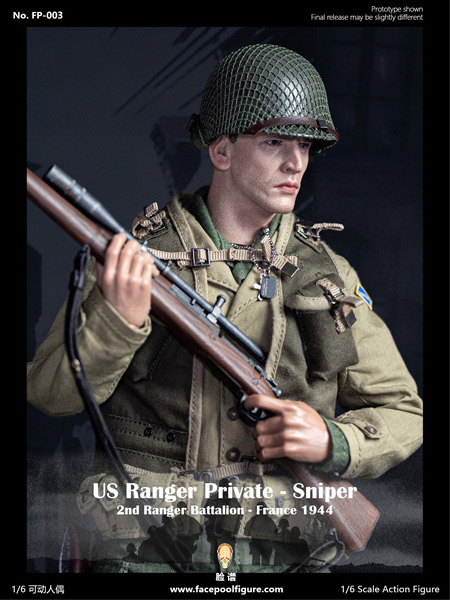 Facepoolfigure】FP003A 1/6 WW2 US Ranger private sniper 2nd
