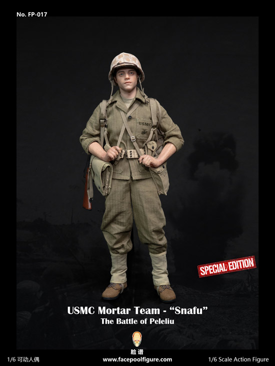 【Facepoolfigure】FP017B 1/6 WW2 USMC Mortar Team Snafu The Battle of Peleliu WW2 アメリカ海兵隊 ペリリューの戦い スペシャル版