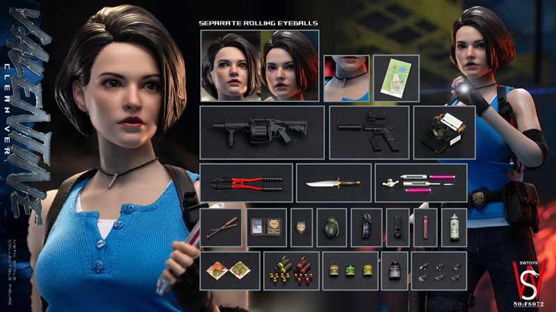 【Swtoys】FS072 1/6 VALENTINE CLEAN VERSION エージェント 正常版 1/6スケール 女性ドール フィギュア