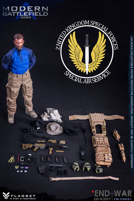 【FLAGSET】FS-73031 MODERN BATTLEFIELD END WAR GHOST “A” エンドウォー ゴースト A 1/6スケール男性フィギュア