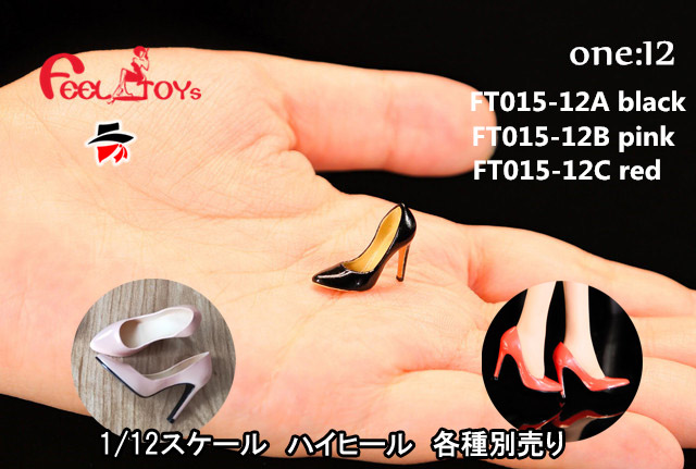 【FeelToys】1:12 FT015-12 exquisite high heels 1/12スケール ハイヒール シューズ