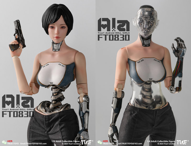 True1ToYS FT0830 Android GIrls Ala 人造人間 True1Toys】FT0830 1/6 Android Doll Girl Ala 人造人 ドール