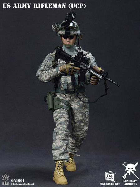 【General's Armoury】GA0001 US ARMY Rifleman (UCP) アメリカ陸軍 ライフルマン 1/6スケールミリタリーフィギュア