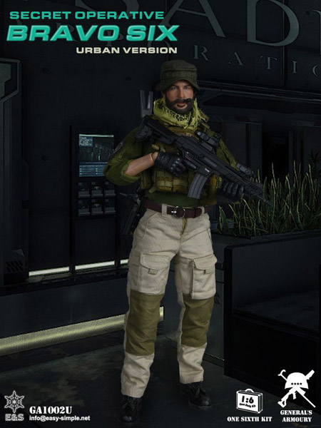 General's Armoury】GA1002U Secret Operative Bravo 6 Urban General's Armoury】GA1002U Secret Operative Bravo 6 Urban