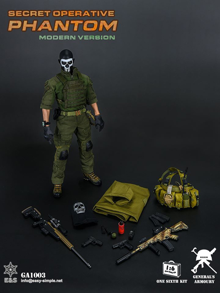 【General's Armoury】GA1003 Special Operative Phantom Modern Version 特殊部隊 ファントム 1/6スケールミリタリーフィギュア
