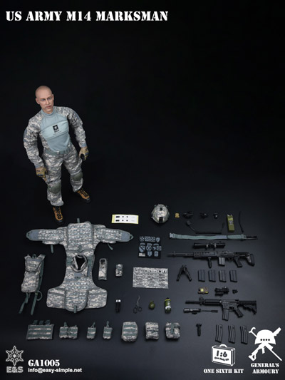 【General's Armoury】GA1005 US ARMY MK14 MARKSMAN アメリカ陸軍 マークスマン 1/6スケールミリタリーフィギュア