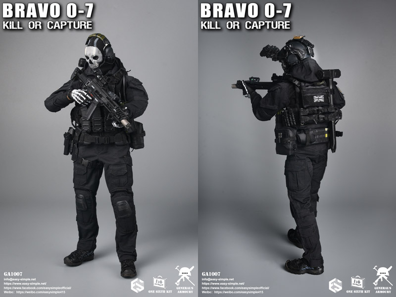 【General's Armoury】GA1007 Bravo 0-7 Kill Or Capture SAS イギリス陸軍 特殊空挺部隊 1/6スケールミリタリーフィギュア