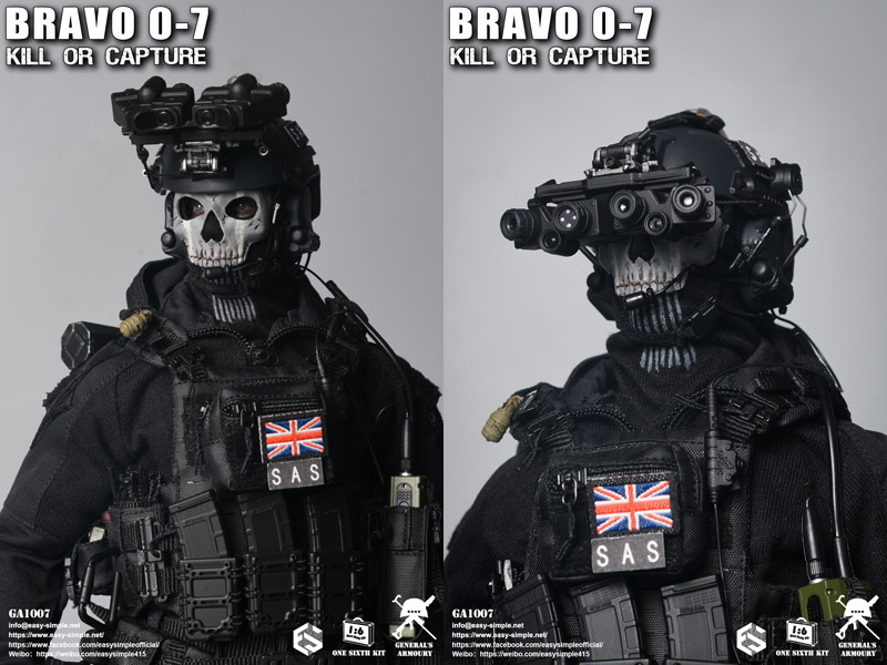 【General's Armoury】GA1007 Bravo 0-7 Kill Or Capture SAS イギリス陸軍 特殊空挺部隊 1/6スケールミリタリーフィギュア