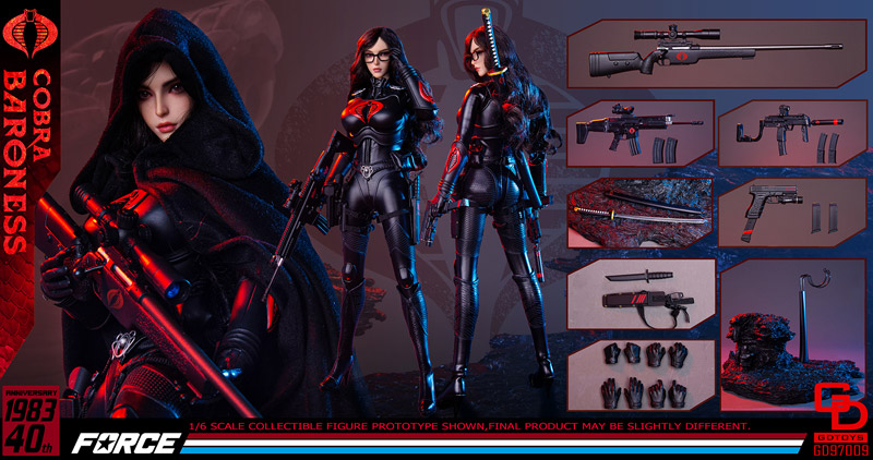 GDTOYS BARONESS 眼鏡蛇男爵夫人1/6スケールタイプホットトイ GDTOYS】GD97009 1/6 BARONESS 眼鏡蛇男爵夫人 1/6スケール女性