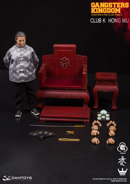 【DAM】GK020 Gangsters Kingdom Club K Hong Wu ホン・ウー 1/6スケールフィギュア