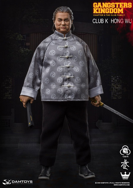 DAM】GK020 Gangsters Kingdom Club K Hong Wu ホン・ウー 1/6スケール