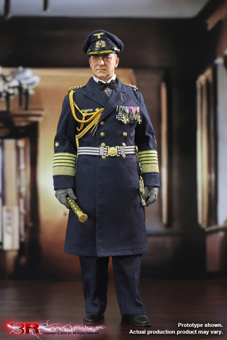 【3R】GM650 WW2 German Grossadmiral - Erich Raeder