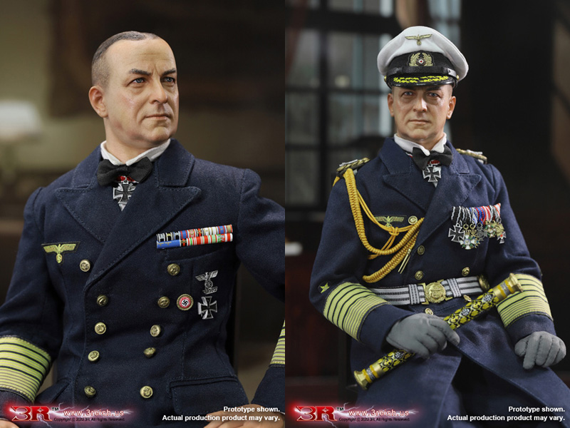 【3R】GM650 WW2 German Grossadmiral - Erich Raeder