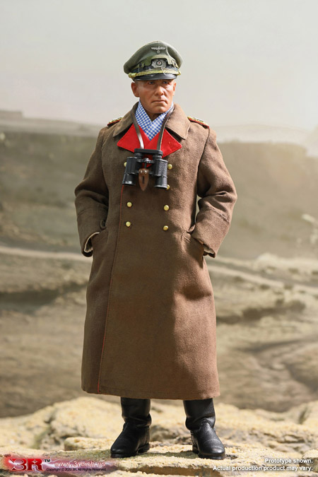 【3R】GM651 WW2 Erwin Rommel-Desert Fox General Field Marshal of German Afrika Korps