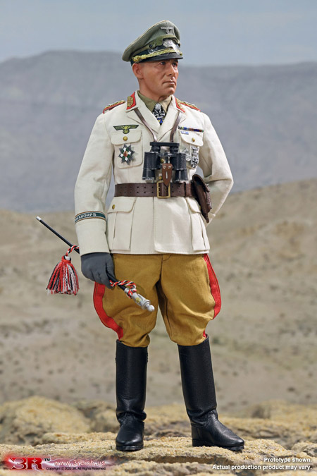 【3R】GM651 WW2 Erwin Rommel-Desert Fox General Field Marshal of German Afrika Korps