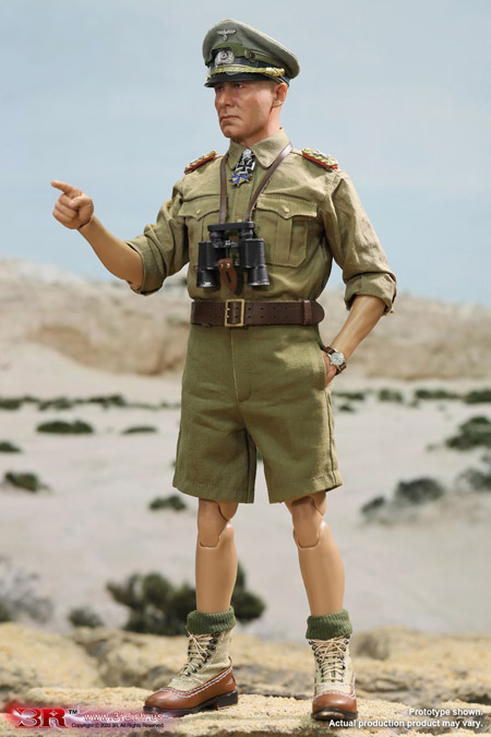 【3R】GM651 WW2 Erwin Rommel-Desert Fox General Field Marshal of German Afrika Korps