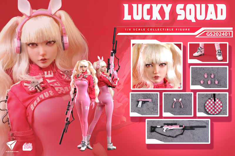【Glass Stone Studio】GS202401 1/6 Lucky Squad ラッキースクワッド 女性隊員 1/6スケール 女性ドール フィギュア