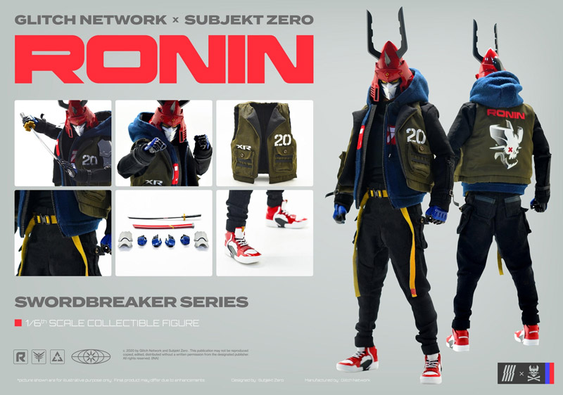 【Glitch Network x Subjekt Zero】Swordbreaker : Ronin ソードブレーカー ローニン 1/6スケールフィギュア