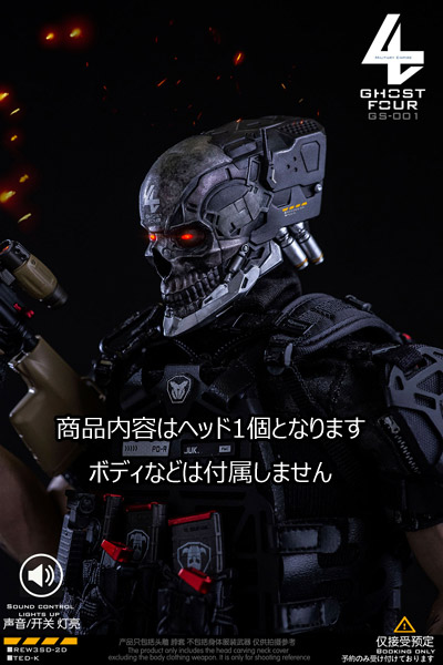 満点の フィギュア 1/6 ヘッド ヘッドのみ FOUR GHOST SF/ファンタジー/ホラー