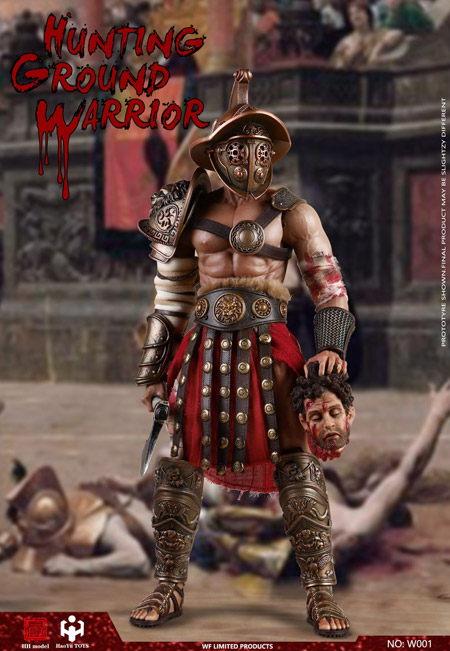 【HHmodel & HaoYuTOYS】W001 1/6 Hunting Ground Warrior (Shanghai WF2020 Limited Edition) 男性戦士 グラディエーター