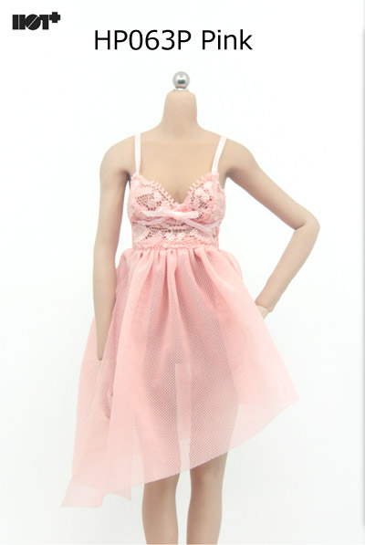 【HotPlus】HP063 1/6 Lace Dress 女性ドール用ドレス レースドレス 1/6スケール 女性コスチューム
