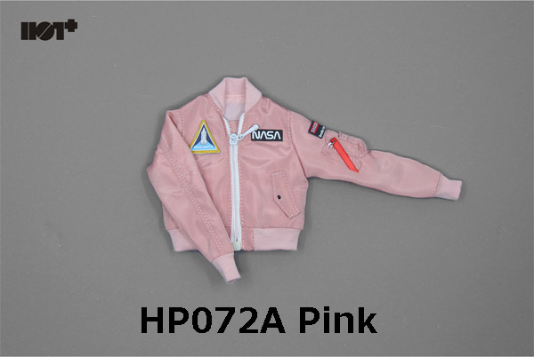【HotPlus】HP072 1/6 Flight Jacket 女性ドール用ジャンパー フライト・ジャケット アウター 1/6スケール 女性コスチューム