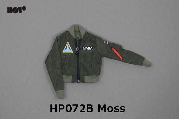 【HotPlus】HP072 1/6 Flight Jacket 女性ドール用ジャンパー フライト・ジャケット アウター 1/6スケール 女性コスチューム