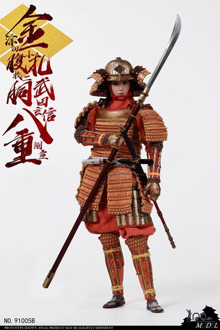 【IQO MODEL】91005B 1/6 武田信玄側室 八重 金塗切付小札二枚胴 DXアディショナル版 1/6スケール女性フィギュア