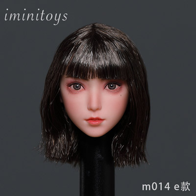 【Iminitoys】M014 A/B/C/D/E Girl Loli headsculpt 1/6スケール 植毛 女性ヘッド