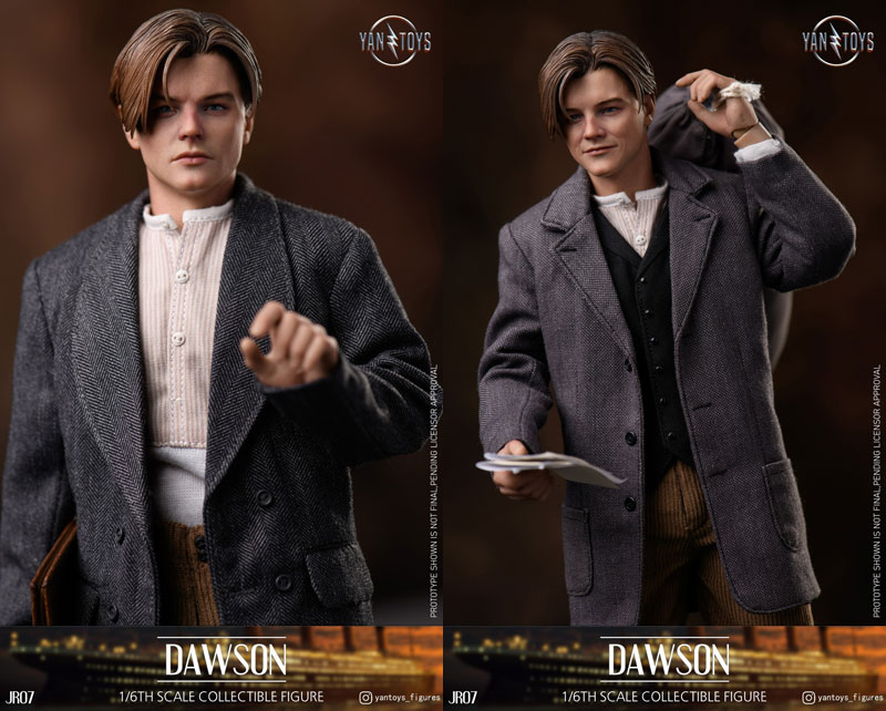 【YAN TOYS】JR07 1/6 Titanic Dawson タイタニック三等船室 乗客 1/6スケール男性フィギュア