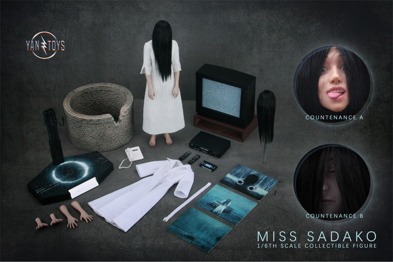【YAN TOYS】JR08 1/6 MISS SADA 女性幽霊 1/6スケール 女性ドール フィギュア