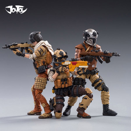 【JOYTOY】JT0371 1/18 WAR STARS 45st LEGION Wasteland hunter ウォースターズ 自由真理連盟 第45軍団 小隊 3体セット